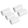 sourcing map PVC Pipe Connector Straight 25 mm Connection for