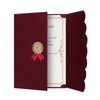 5Pcs A4 Degree Certificate Holder, Diploma Cover Trifold Document Covers