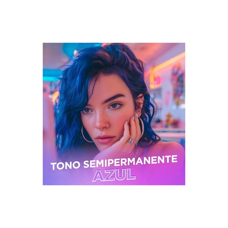 KÜÜL Funny Colors Tono Azul Tinte Semipermanente Brillo Hidratación 90
