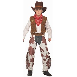 Rubie's Child's Forum Cowboy Kid Costume, Brown, Large