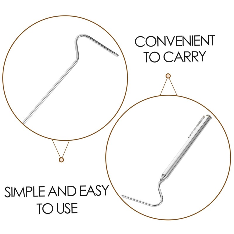 Levemolo Retractable Snake Hook Multi-Functional Snake Catching Tool Adjustable Length