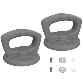 Silicone Universal Pot Lid Replacement Knobs Pan Lid Holding Handles Anti-scald Cookware Cover for Kitchen Glass Lid 2 Pack Grey