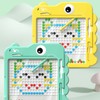 Magnetic Doodle Board Dinosaur Shape Dust Free Dot Art Preschool