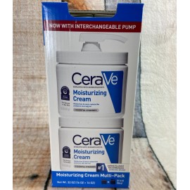 CeraVe Moisturizing Cream Multi-Pack 16 oz + 16 oz with Interchangeabl