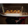 Minh Xuan Titanic Wooden Model Cruise Ship W/Flashing Lights 16"