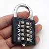 zeng Padlock - Digits Combination Lock,Button Combination Security Padlock Digital