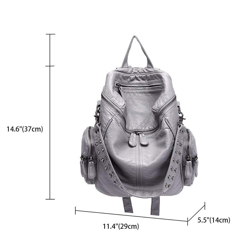 BUKESIYI CCJP78222 Women's Backpack, Mini Backpack, Pochette, Large Capacity, Waterproof,
