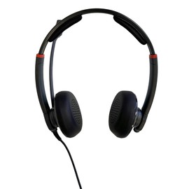 DataLocker Wired Headset with Microphone for PC - TAA Compliant Computer Headphones Adjustable Headband (AT1000Hs USB A)