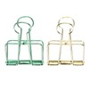 Hollow Binder Clips, Portable Firm Paper Dovetail Clip, for Office