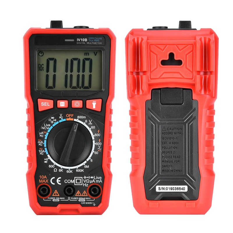 5999 Mini Portable Digital Multimeter True RMS Measurement Voltage Current