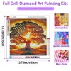 JXDXDJ 5D Diamond Painting Kits for Beginners,Ancient Tree Full Drill