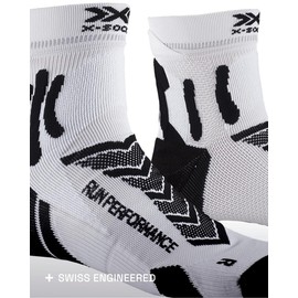 X-Socks® RUN PERFORMANCE Compression Running Quarter Socks Unisex White S