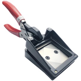 Manual Photo Cutter for 50x50mm Photos, Precision Passport Photo Cutter, Photo Punch Cutter, Easy-to-Use Picture Cutter for Shapes and Custom Sizing