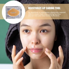 Mascarilla Labial Hidratante de Fibra Vegetal 25 Piezas Dorada