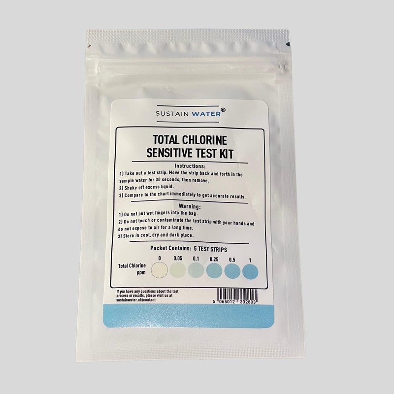 Drinking Water Test Kit for Chlorine, High Sensitivity Tap Water