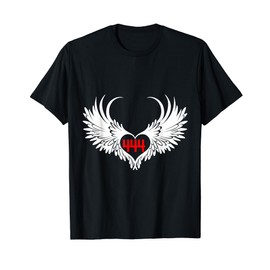 Angel Number 444 With Heart And Wings Of Angel T-Shirt