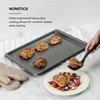 KitchenAid 13x18in Nonstick Aluminized Steel Baking Sheet, Contour Silver