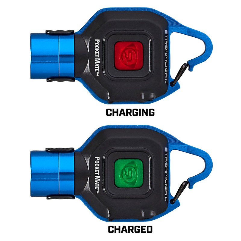 Streamlight 73302 Pocket Mate 325-Lumen Pocket Keychain/Clip-on USB Rechargeable Flashlight,
