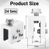 Tandefio 24 Sets Roof Clamp for Standing Metal Roof Standing
