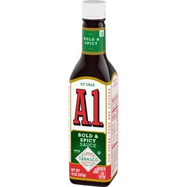 A.1. Bold & Spicy Steak Sauce, 10 oz Bottle (Pack of 3)