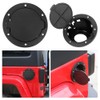 Black Fuel Tank Filler Cap Cover Fits for Jeep Wrangler