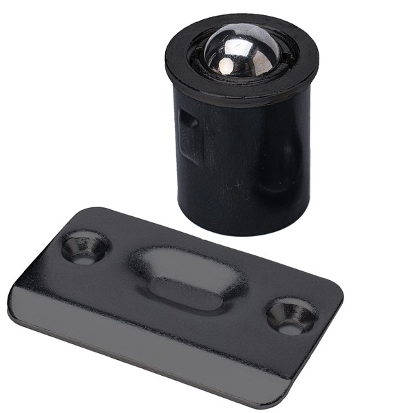 Enconker 4 Pack Closet Door Ball Catch Black, French Door