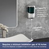 AIKE Dispensador de jabón automático líquido para montaje en pared,