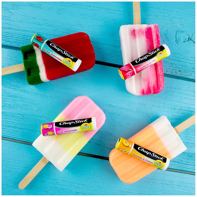 ChapStick Lip Balm, I Love Summer Collection, Variety 3-Pack –