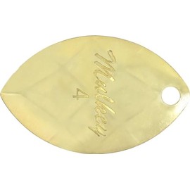 Yakima Bait Mulkey's Mini Guide Flash Spinner Blades - Size 4 Brass