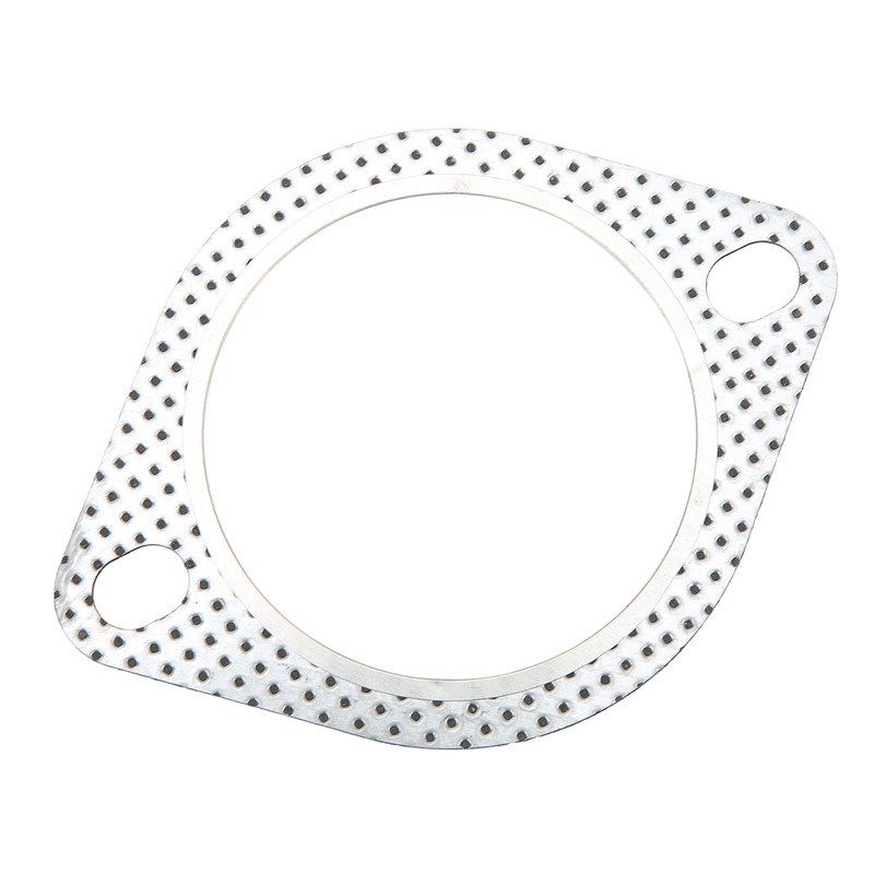 Exhaust Pipe Gasket, 2 Panel Flange Gasket, Universal 3 Inch