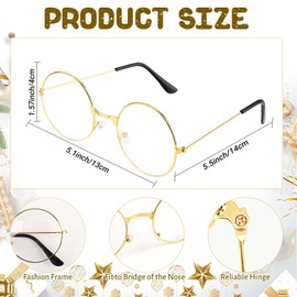 Matiniy 5Pack Grandpa Cosplay Accessories Set Including Glasses Suspender Mustaches for Kids Dress Up Supplies (Style2)