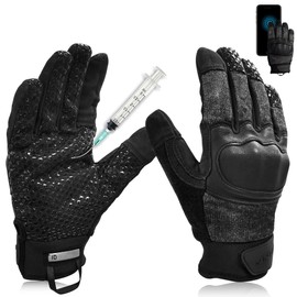 Intra-FIT Level 5 Needle Resistant Gloves, Needle Puncture, Cut Resistant ANSI A9 Anti-Cut Anti-Slash, Touchscreen (M, One Pair)