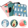 minkissy 3pcs Sanitary Napkin Organizer Compact Toiletries Bag Pouch for