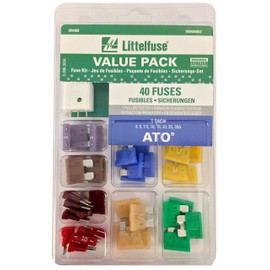 Littelfuse 00940400Z ATO Blade Fuse Super Value Pack - 40 Piece