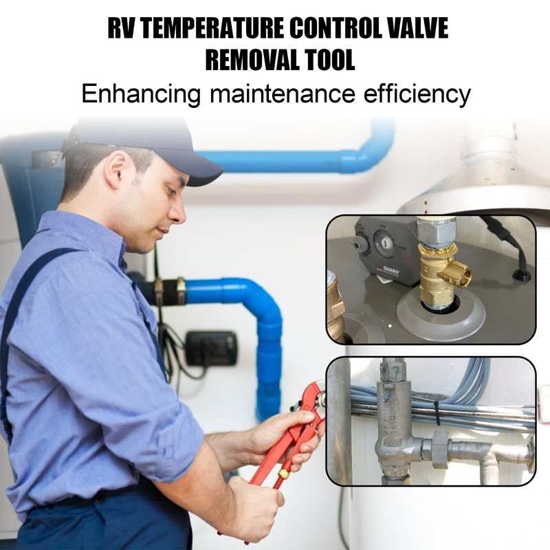 LRWZOV RV Temperature Pressure Valve Remover, Universal Water Heaters Pressure