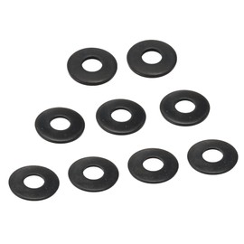 FregocS MCP-SSC-M08_BLK Stainless Steel Black Spacer Color Universal for M8 Fine Adjustment, Set of 9 (Inner Diameter: 0.3 inches (8.5 mm), Outer Diameter 0.9 inches (22 mm), Thickness 0.05 - 0.08