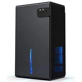 Dehumidifier, 95 OZ Dehumidifiers for Home (850 sq.ft), Quiet Small Dehumidifiers for Bedroom Bathroom Basements Closet RV, Auto Shut Off, Two Working Models and 7 Colors LED（Black）