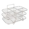 Dual Air Fryer Rack Multi Layered Dehydrator Racks 304 Stainless