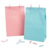 Baby Blue Plastic Clothespin Favors - 12 Pieces, 1.25'' -