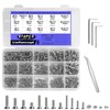 874 Pieces M2 M2.5 M3 Screws Set, Hexagon Socket Hex