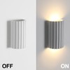 ZEROUNO White Resin Modern LED Wall sconces Wall Lighting Set