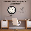 EMOON 2 Pack Silent Sweep Quartz Clock Movement Mechanism with