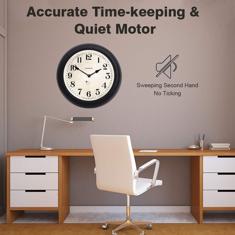 EMOON 2 Pack Silent Sweep Quartz Clock Movement Mechanism with