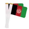 25 Packs Small Afghan Flags on Handheld Stick，Miniature Afghanistan Flag