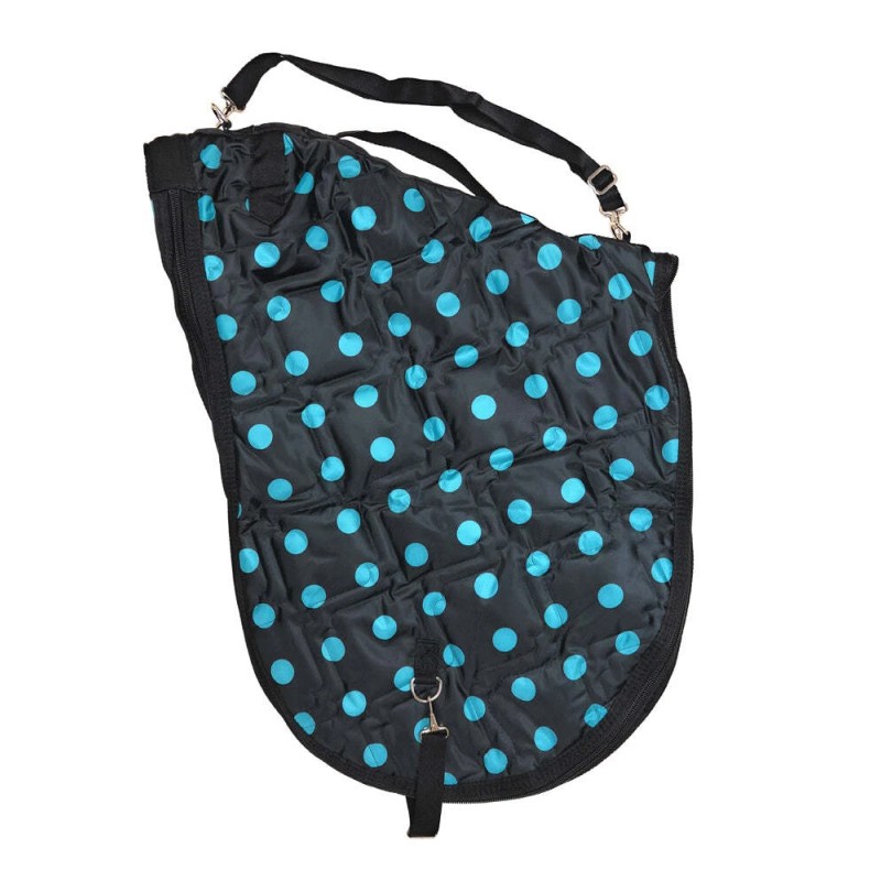 AJ Tack English Padded Saddle Carrier - Purple