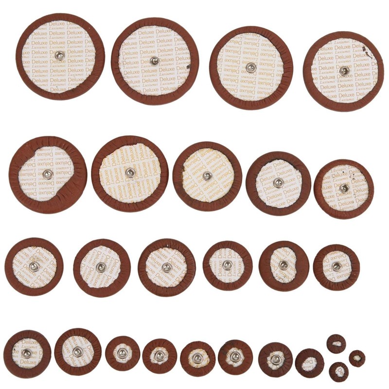 Professional Lambskin Multi Size Brown Tenor Sax Pad Kit, Sax