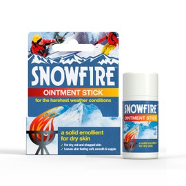 OPTIMA Snowfire Ointment Stick, Natural, Vegan, Cruelty Free, for Dry Skin, Emolient Ointment Stick, 18 g