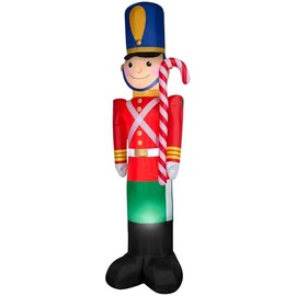 Gemmy Airblown Inflatables Christmas 10 Foot Toy Soldier Outdoor Christmas Decoration