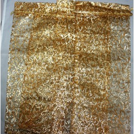 Holiday Wine Gift Bags (Set of 4) (Gold)