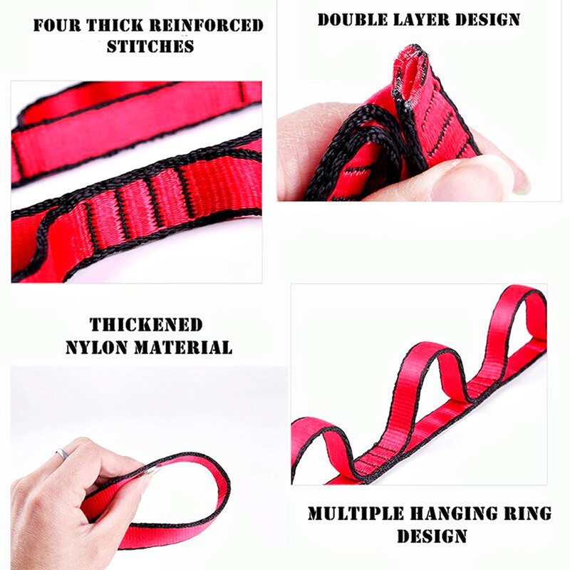 2Pcs Adjustable Anti-Gravity Chrysanthemum Swing Flying Stretch Belt Rope Climbing
